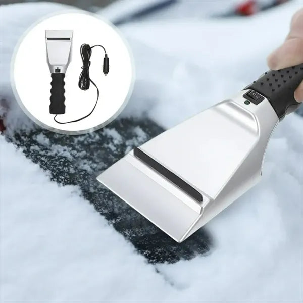 Heatable Car Windshield Ice Scrape