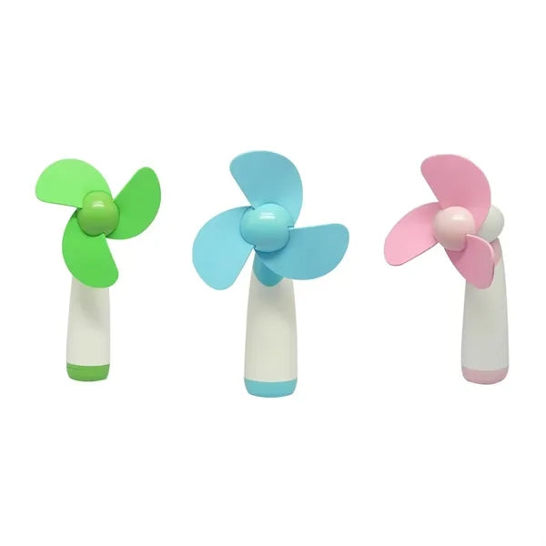 Mini Battery Powered Soft Foam Blades Outdoor Handle Fan