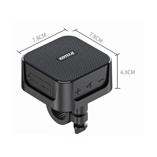 Compact Bluetooth Speaker for Bike W/ Hands-Free Calling