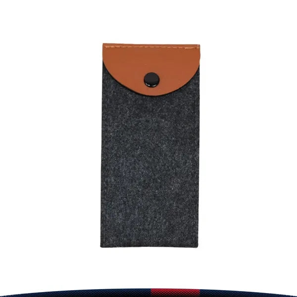 Eyvia Felt Two-Tone Eyeglasses Pouch