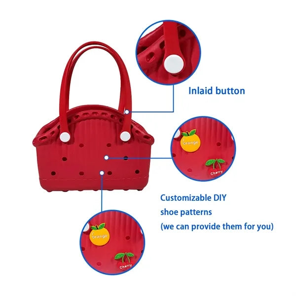 Hollow Out Outdoor EVA Pet Tote Storage Beach Bag