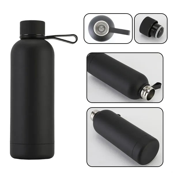 17 oz. Vacuum Insulated Water Bottle with Carrying Strap