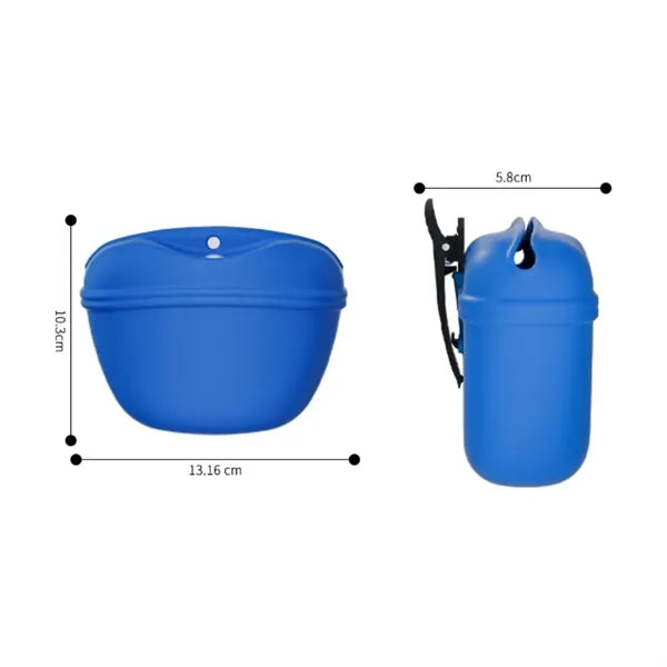 Silicone Pet Training Pouch for Dog Treats Waist Bag