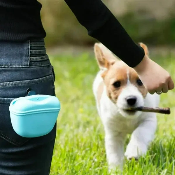 Silicone Pet Training Pouch for Dog Treats Waist Bag