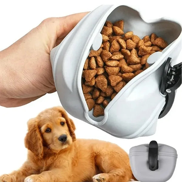 Silicone Pet Training Pouch for Dog Treats Waist Bag