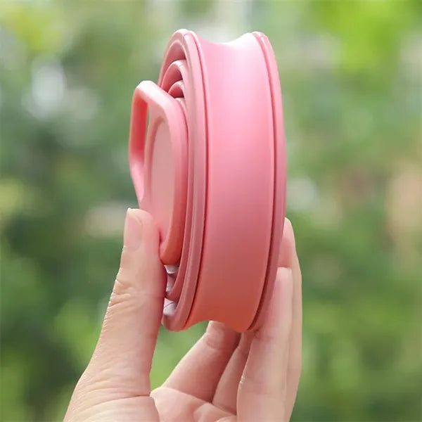 Sports Collapsible Water Bottle Foldable for Travel Gym Yoga