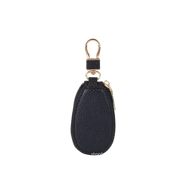 Portable Keychain Car Wallet with Zipper for Secure Storage