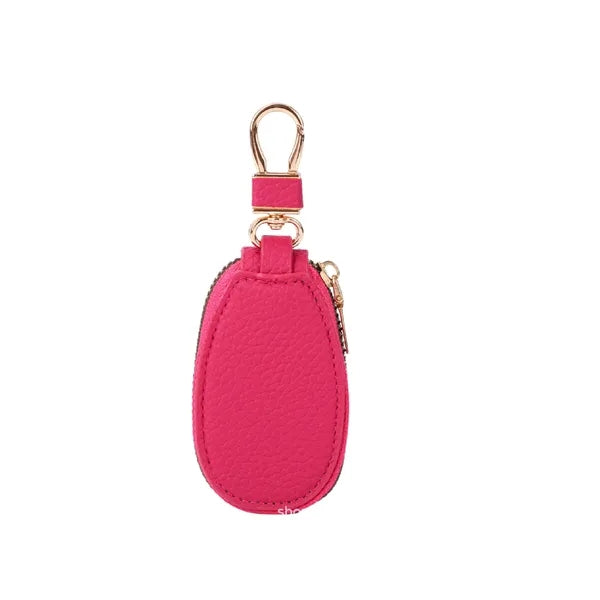 Portable Keychain Car Wallet with Zipper for Secure Storage