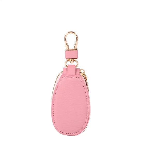 Portable Keychain Car Wallet with Zipper for Secure Storage