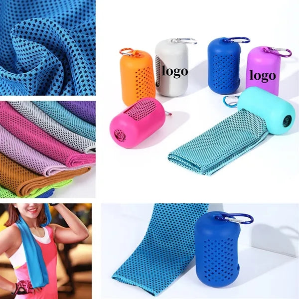 36"x12" Chilly Soft Breathable Gym Ice Cooling Towel