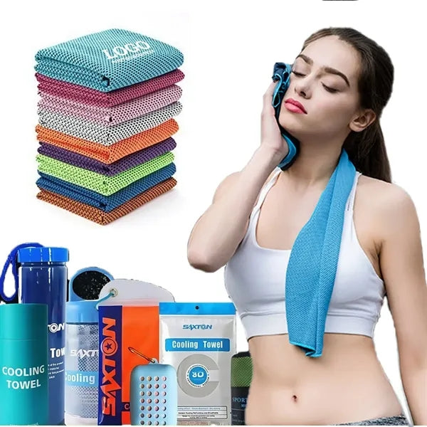 Cooling Ice Towel Soft Breathable With Customized Pack