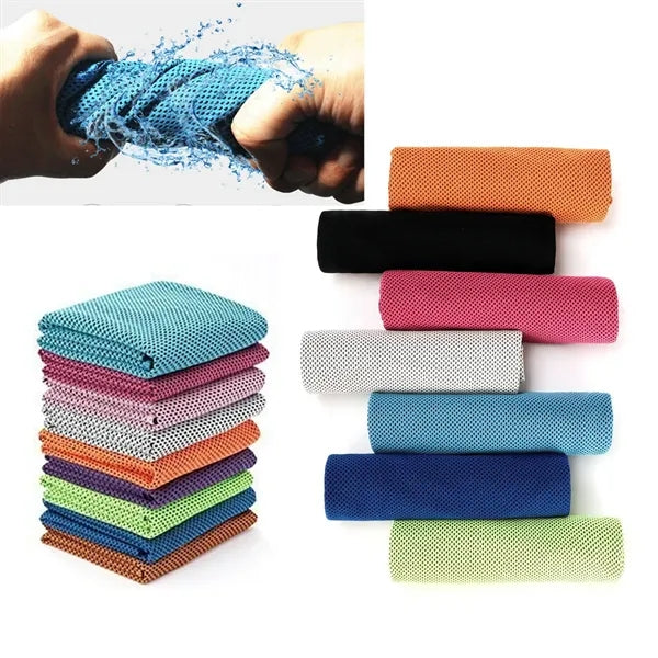 Cooling Ice Towel Soft Breathable With Customized Pack