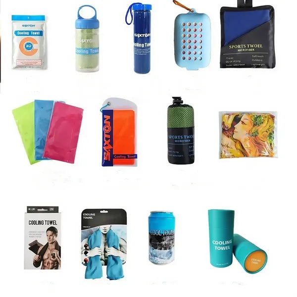 Cooling Ice Towel Soft Breathable With Customized Pack