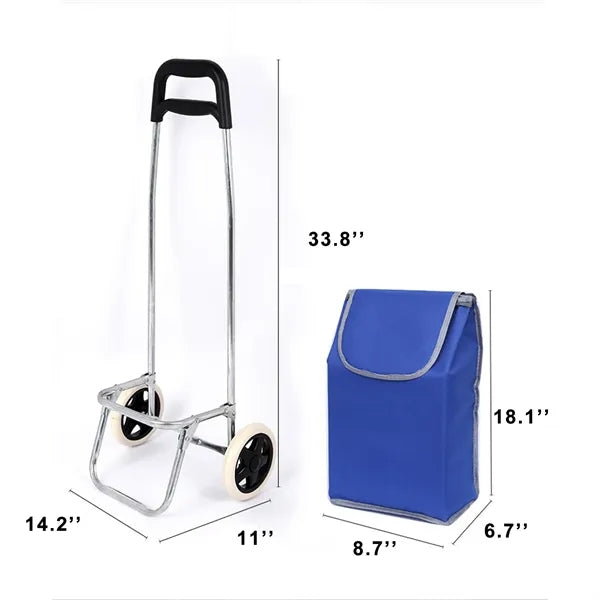 Foldable Shopping Cart with Wheels
