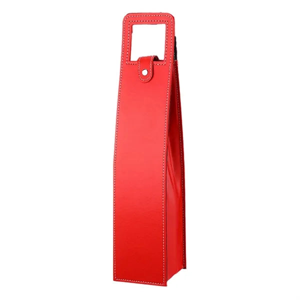 One Bottle Leather Wine Tote Carrier