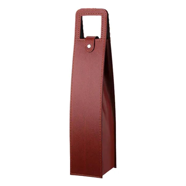 One Bottle Leather Wine Tote Carrier