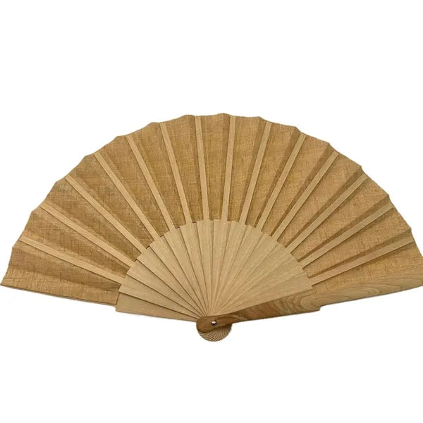 Eco-Friendly Cork Accordion Fan With Foldable Handle