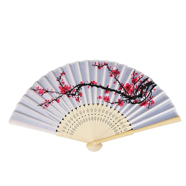 Rainbow Bamboo Accordion Fan With Foldable Handle