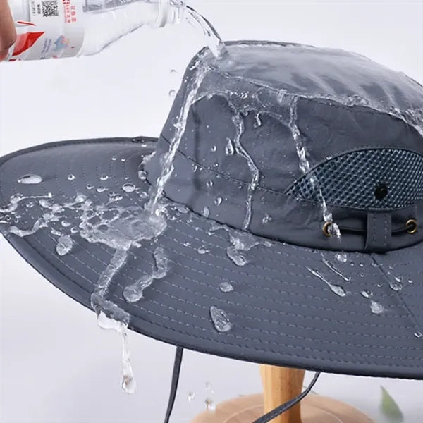 Unisex Fishing Bucket Hat w/ Wide Brim