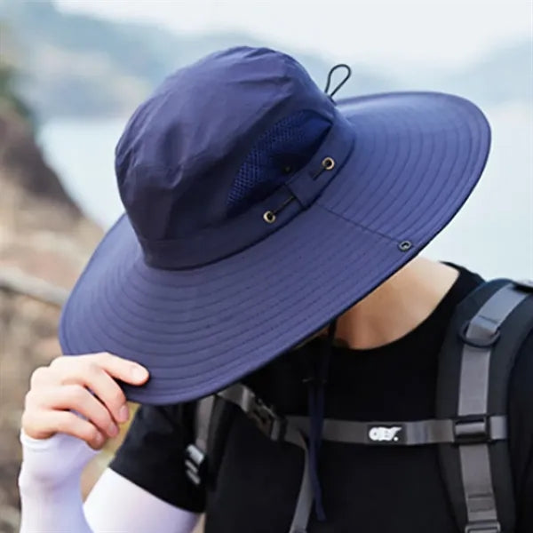 Unisex Fishing Bucket Hat w/ Wide Brim