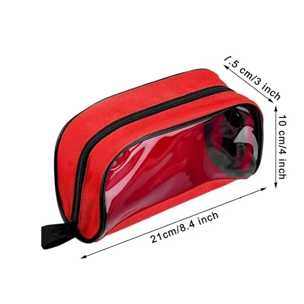 Medical Bag Organizer Storage w/ Transparent Window