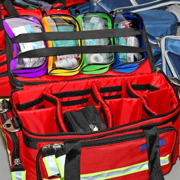 Medical Bag Organizer Storage w/ Transparent Window