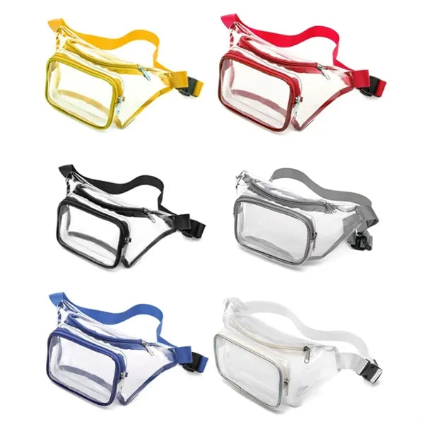 Clear Water-resistant Fanny Pack Belt Waist Bag