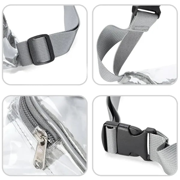 Clear Water-resistant Fanny Pack Belt Waist Bag