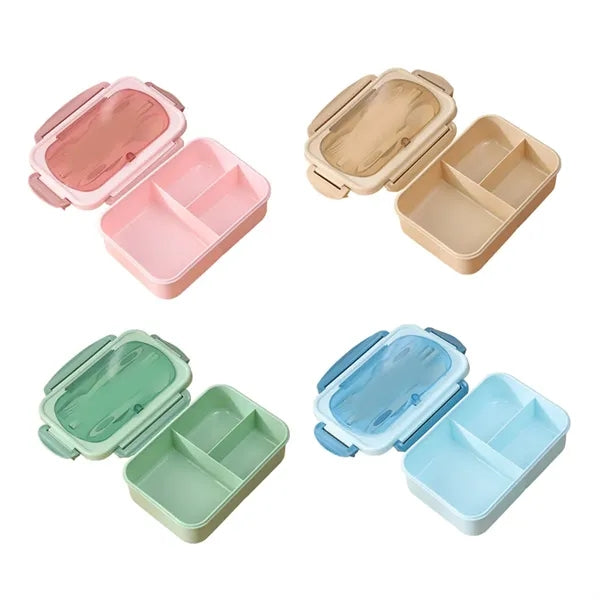 Compartment Leak Proof Bento Box Set w/ Cutlery