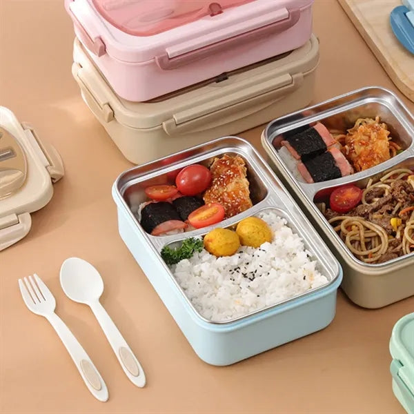 Compartment Leak Proof Bento Box Set w/ Cutlery