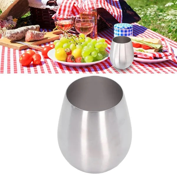 18oz Stainless Steel Wine Glass