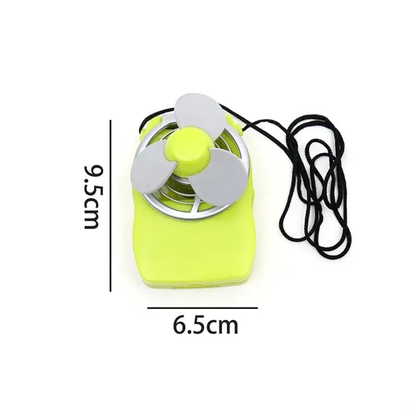 Mini Desktop Fan with Soft Blades and Cute Color Design