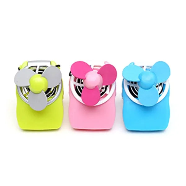 Mini Desktop Fan with Soft Blades and Cute Color Design