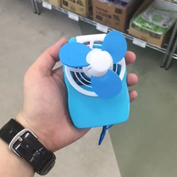 Mini Desktop Fan with Soft Blades and Cute Color Design