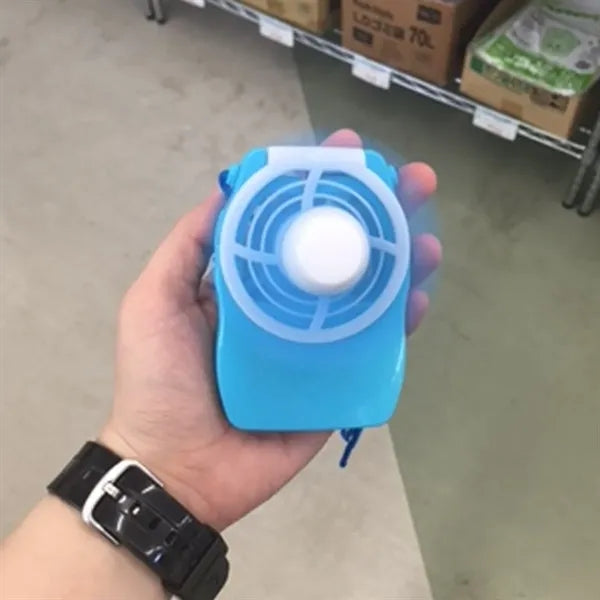 Mini Desktop Fan with Soft Blades and Cute Color Design