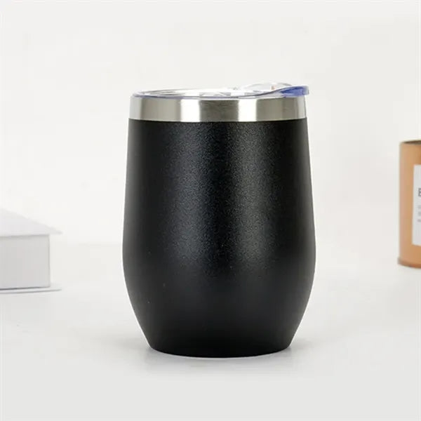 Stainless Steel Wine Tumbler with Lid Insulated Travel Mug