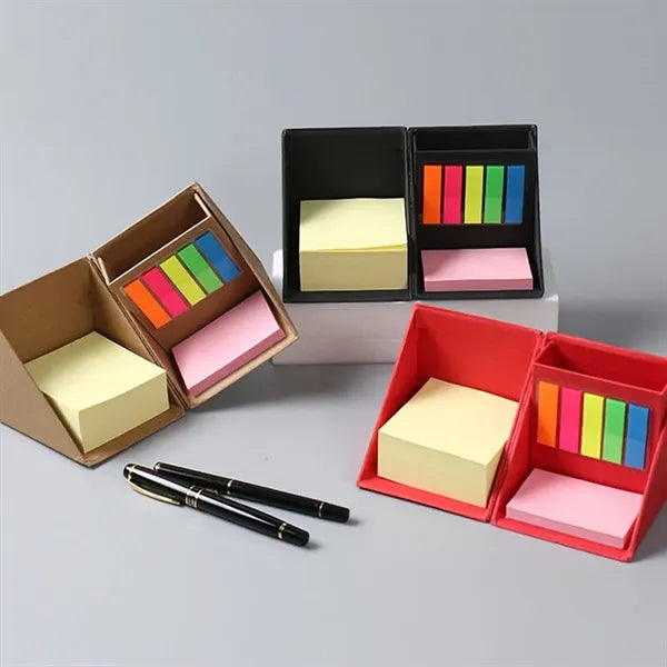 Rotating Desk Cube - Pen & Note Organizer