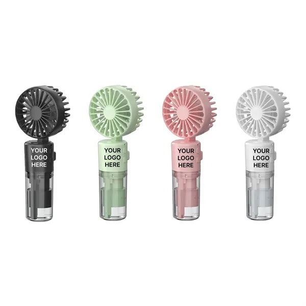 Foldable Neck Handheld Mini Fan with Mist and Aroma Func
