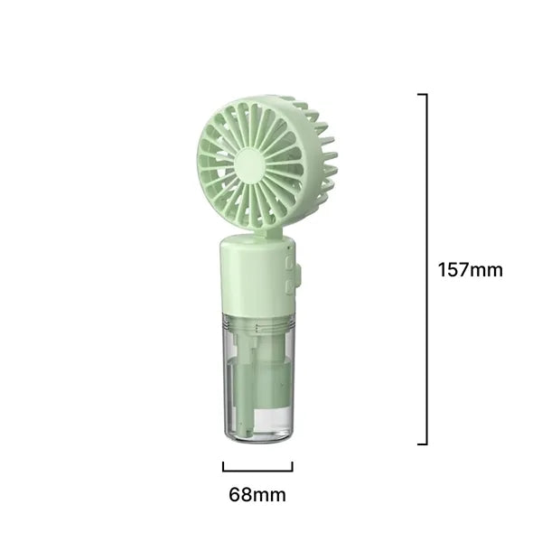 Foldable Neck Handheld Mini Fan with Mist and Aroma Func