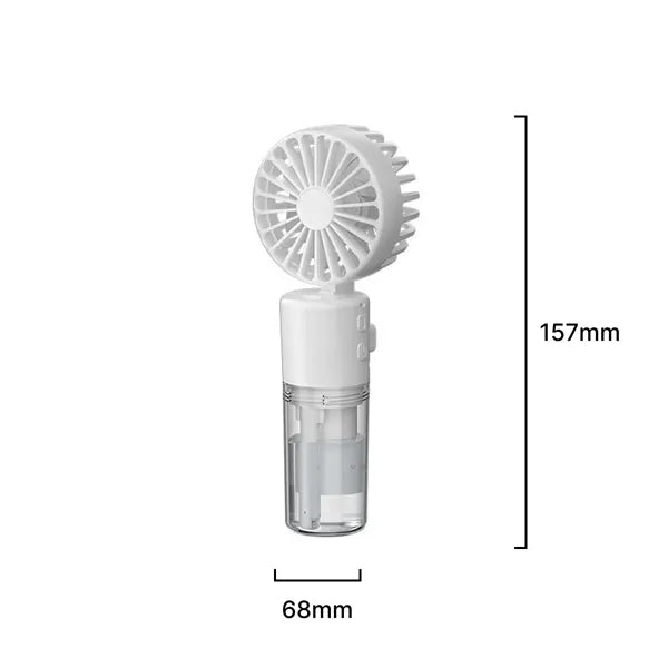 Foldable Neck Handheld Mini Fan with Mist and Aroma Func