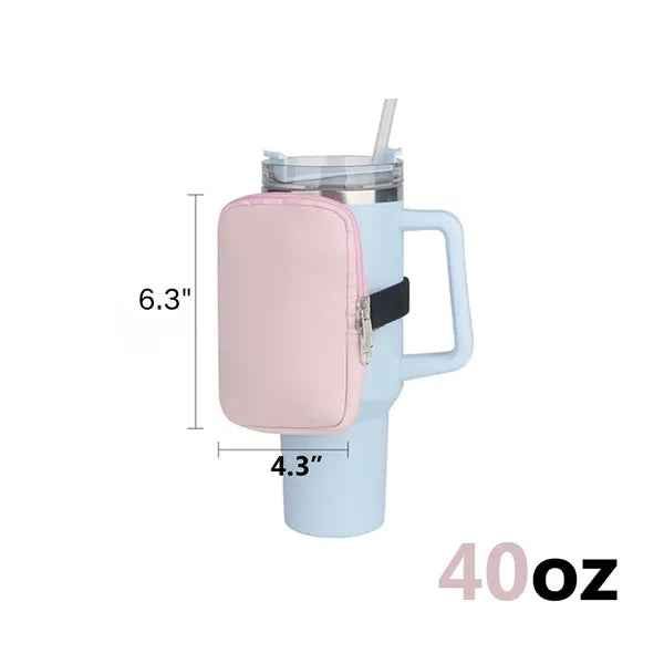 Cold Drinks, Strong Grip - 40OZ Ice Bully Handle Tumbler Set
