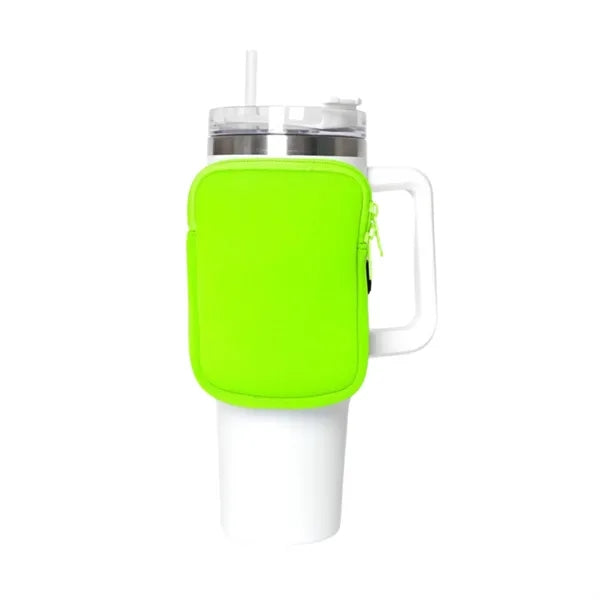 Cold Drinks, Strong Grip - 40OZ Ice Bully Handle Tumbler Set