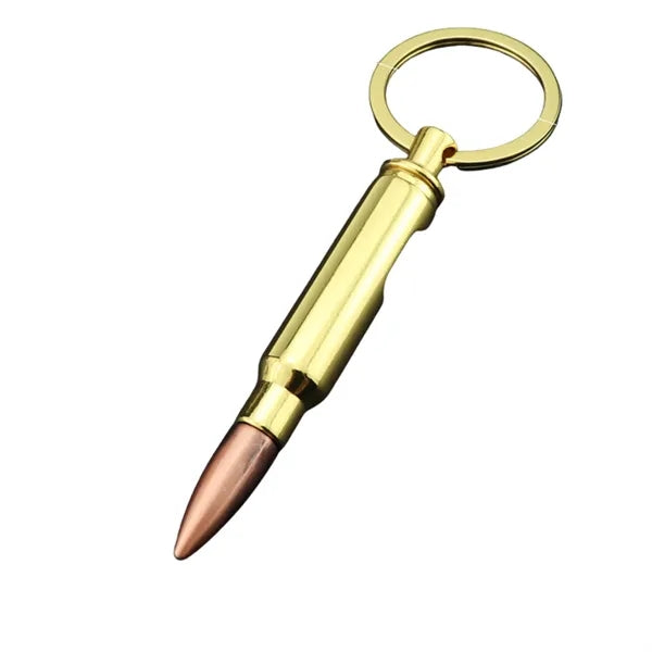 Stylish Bullet Shaped Bottle Opener Keychain