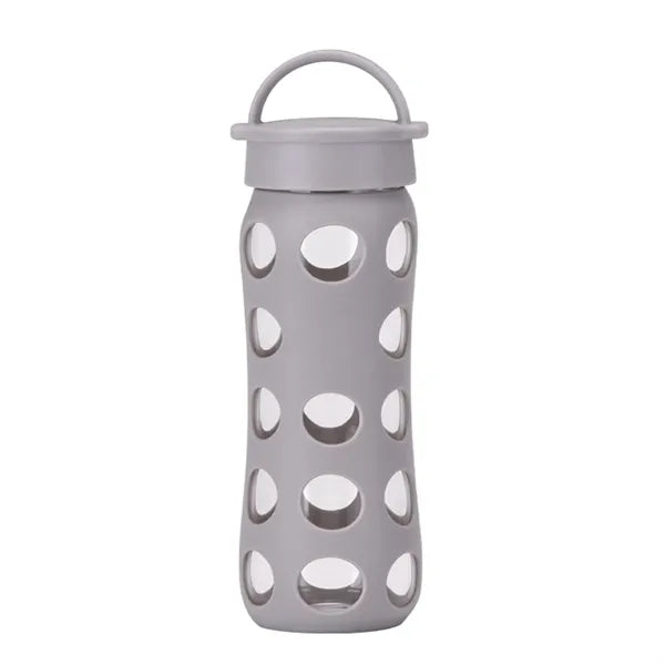 Premium 16oz Glass Cup With Protective Silicone Sleeve