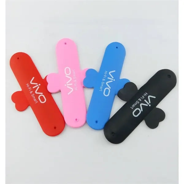 Ultra Thin U Shape Snap On Silicone Phone Stand Holder