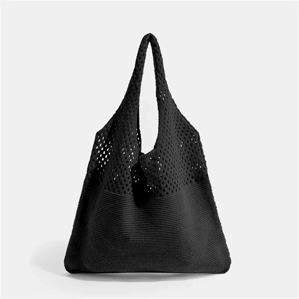 Summer Beach Crochet Tote Mesh Bag