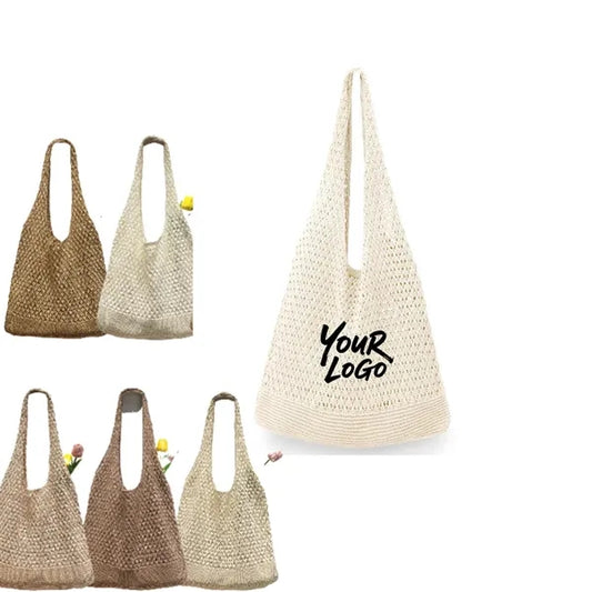 Crochet Beach Tote Summer Bag for Women Aesthetic