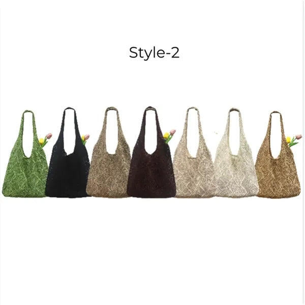 Crochet Beach Tote Summer Bag for Women Aesthetic