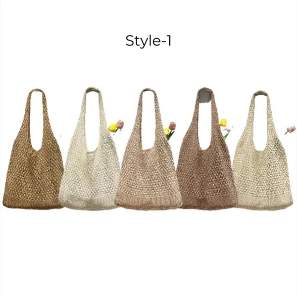Crochet Beach Tote Summer Bag for Women Aesthetic