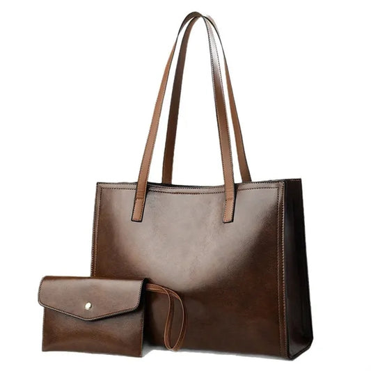 Pu Leather Tote Bag Women